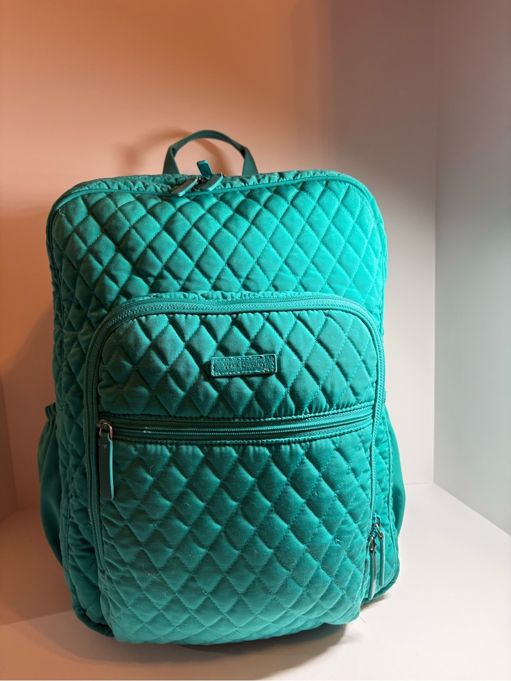 Vera Bradley Campus Backpack in the "Forever Green" (True Teal Green)